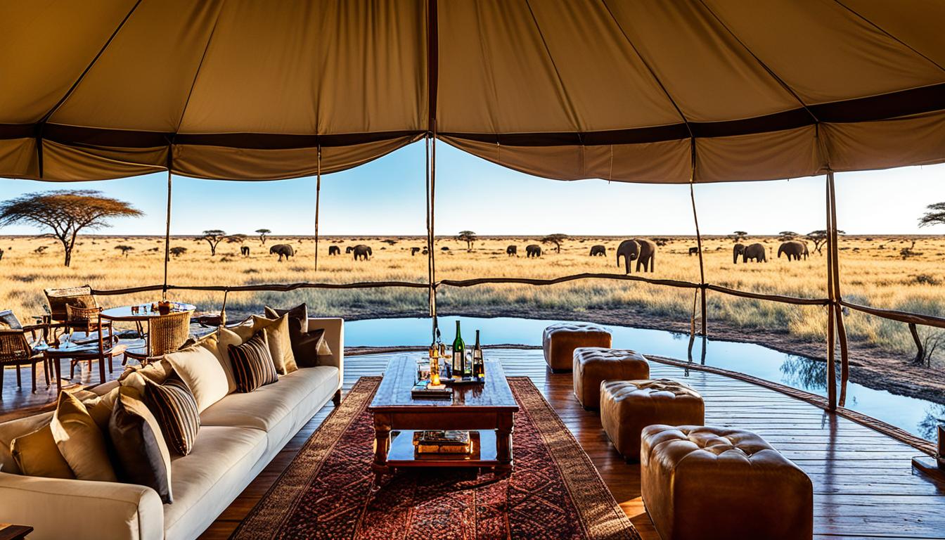 Luxury safari tours offer high-end wildlife experiences with exceptional accommodations